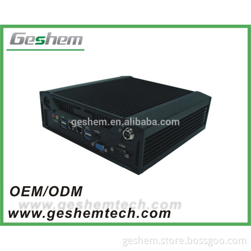 Geshem Tech factory price PC-GS5051A mini pc with 4GB ram ubuntu mini pc 2 ethernet mini pc